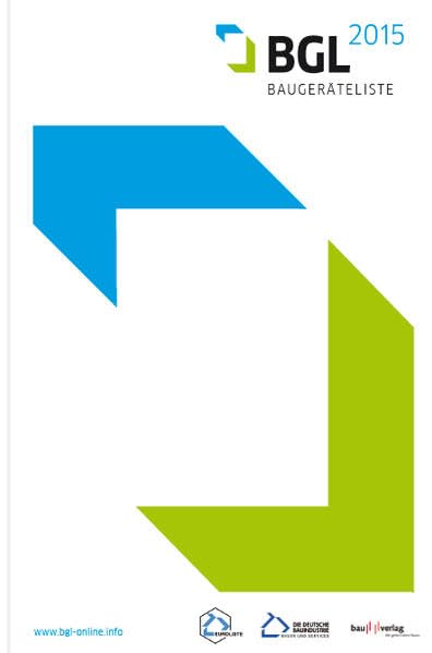 BGL Baugeräteliste 2015 Business, Finance & Career