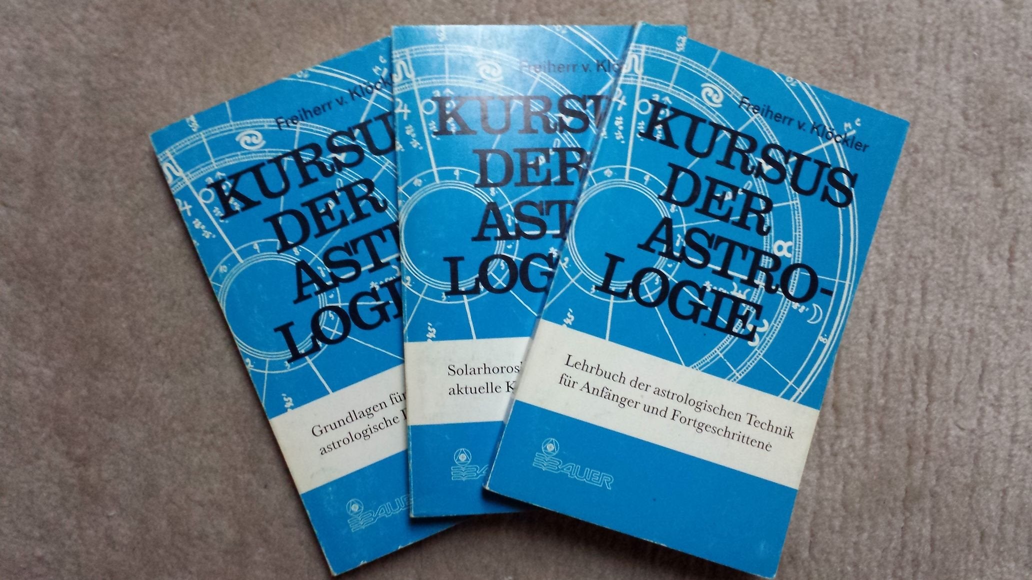 Kursus der Astrologie I/ III. Sonderausgabe - Klöckler, Herbert Freiherr von book