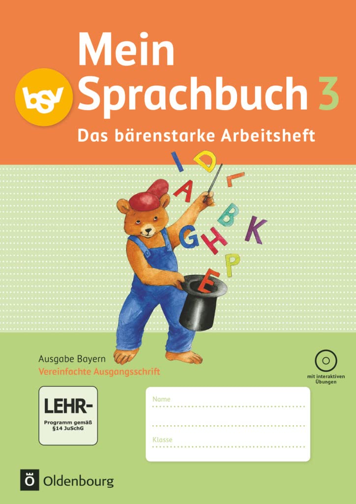 Mein Sprachbuch 3. Jahrgangsstufe. Arbeitsheft. Ausgabe Bayern Foreign Languages ​​& Dictionaries