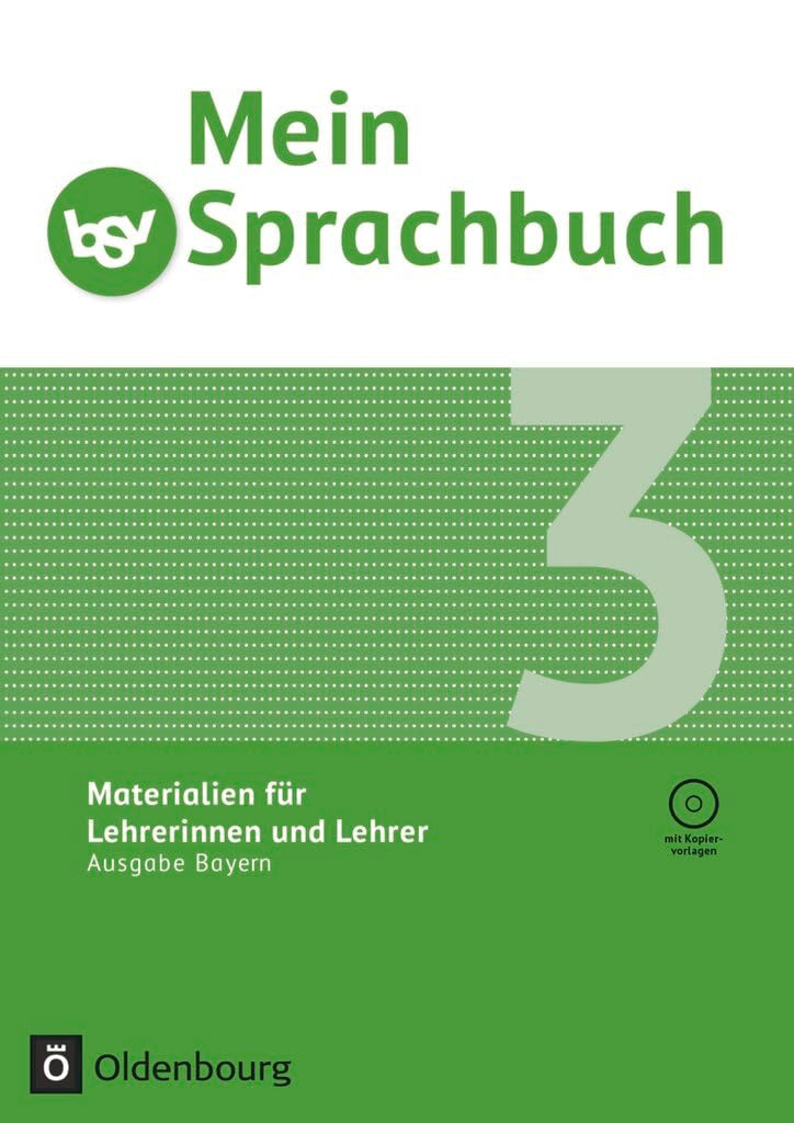 Mein Sprachbuch|NULL|Ausgabe Bayern|3. Jahrgangsstufe|Materialien für Lehrerinnen und Lehrer|NULL|Materialien für Lehrkräfte mit CD-ROM|NULL Learning & Reference
