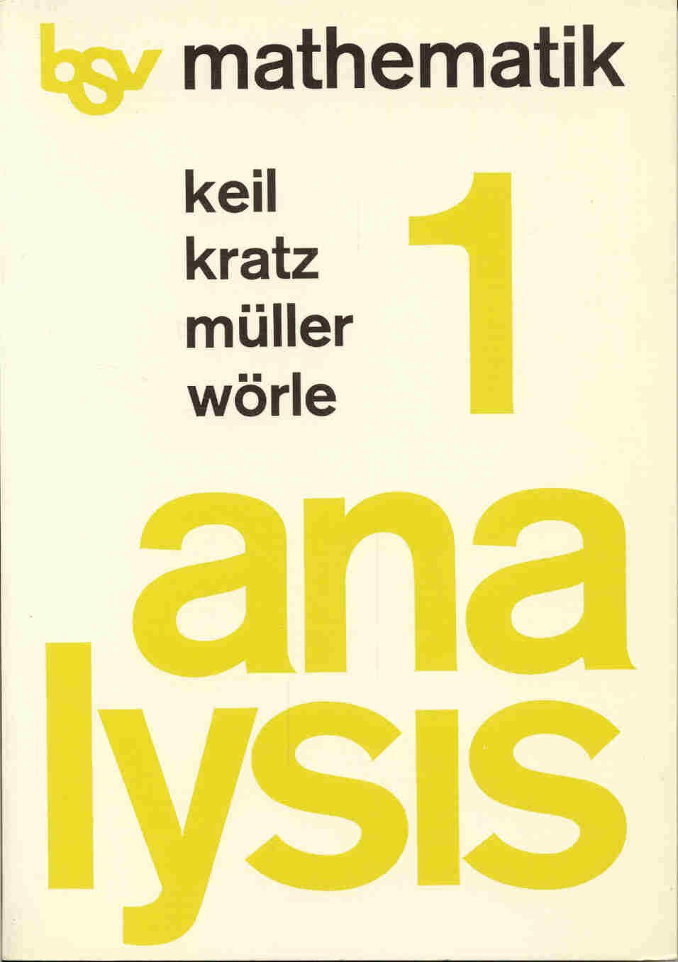 bsv Mathematik. Analysis 1. Schülerbuch book