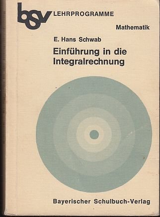 Einführung in die Integralrechnung Books