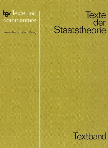 Texte der Staatstheorie - Texte und Kommentare - 2 Bde Books