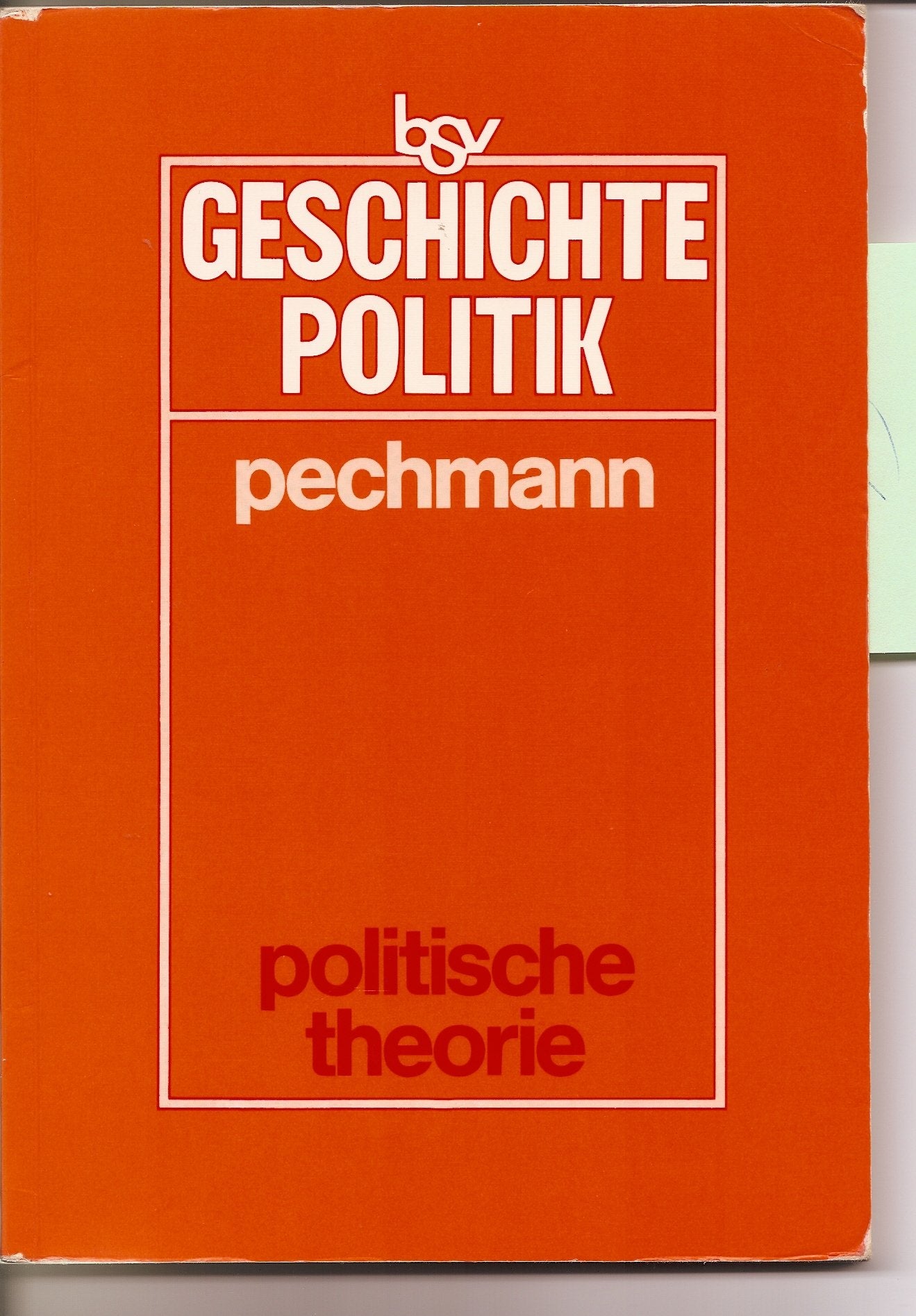 bsv Geschichte - Politik: Politische Theorie Study Guides