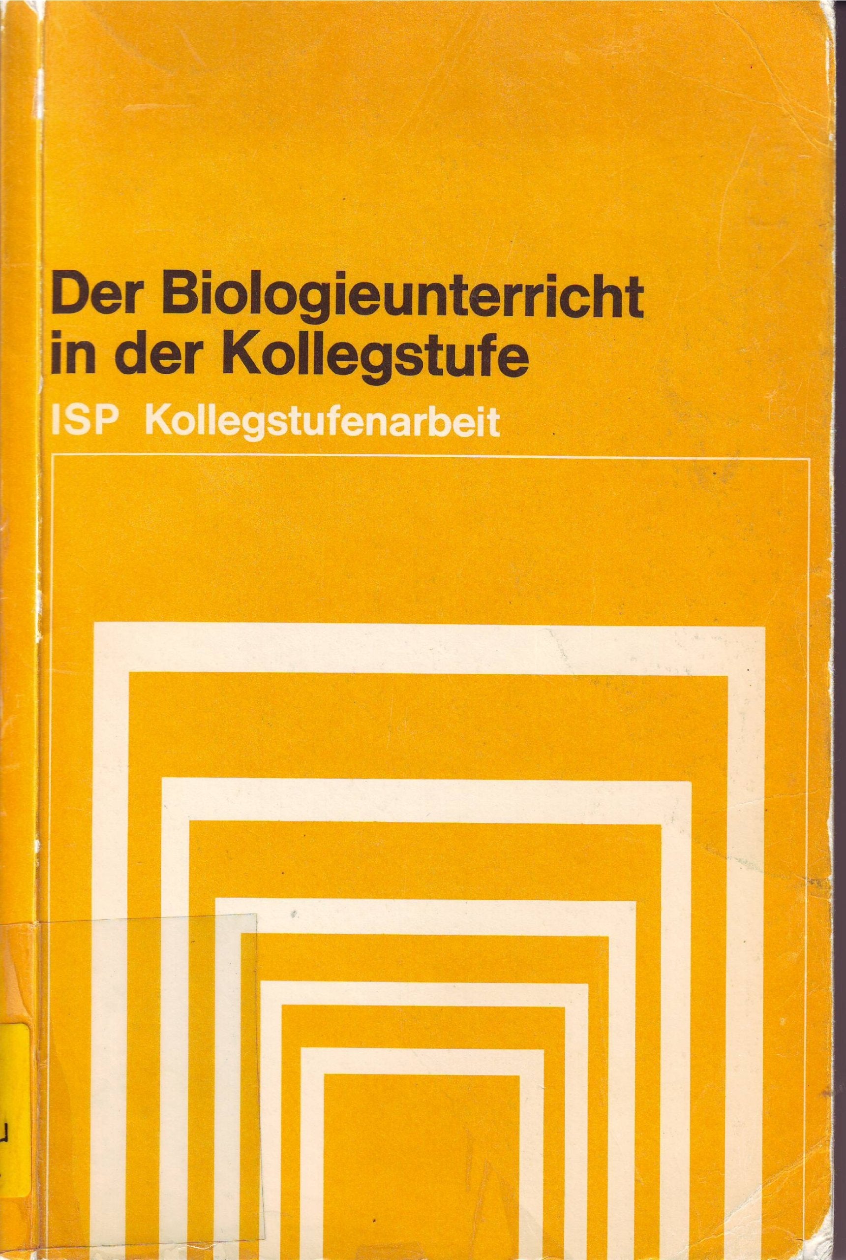 Der Biologieunterricht in der Kollegstufe Books