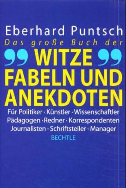 Das grosse Buch der Witze, Fabeln und Anekdoten Books