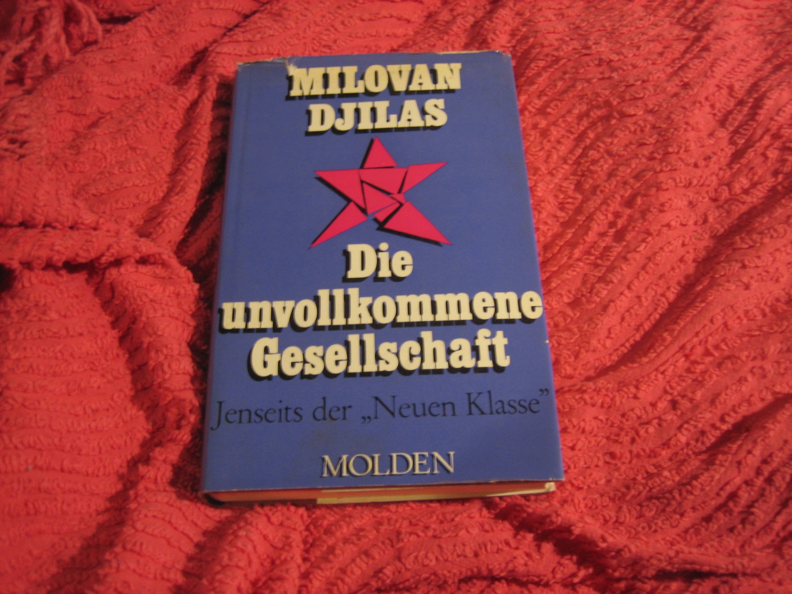 die unvollkommene gesellschaft. jenseits der "neuen klasse" Politics & History