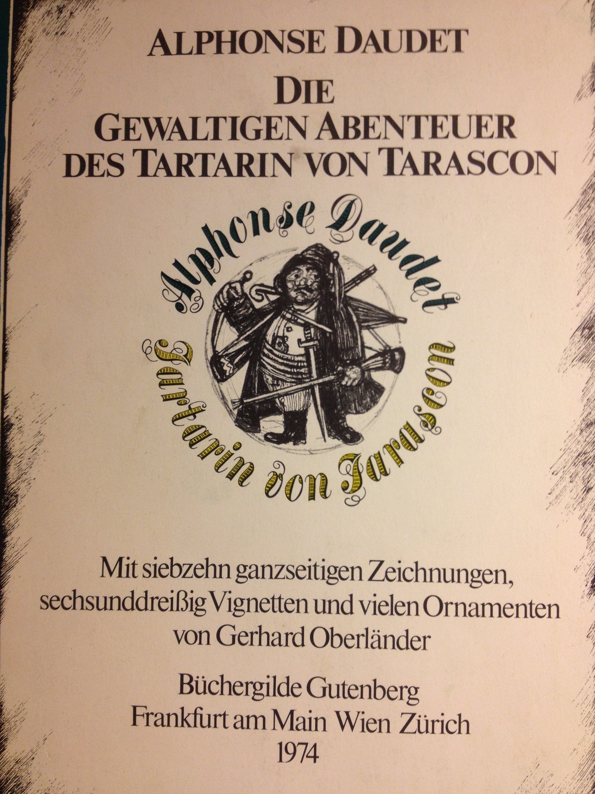 Die gewaltigen Abenteuer des Tartarin von Tarascon Books