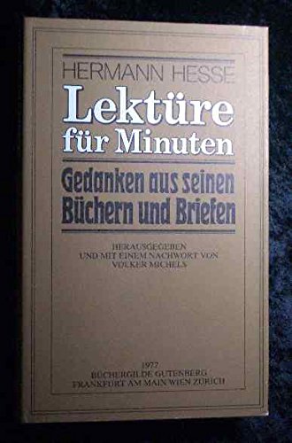 Lektüre für Minuten. Books
