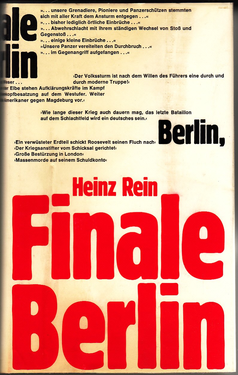 Finale Berlin Contemporary literature Books