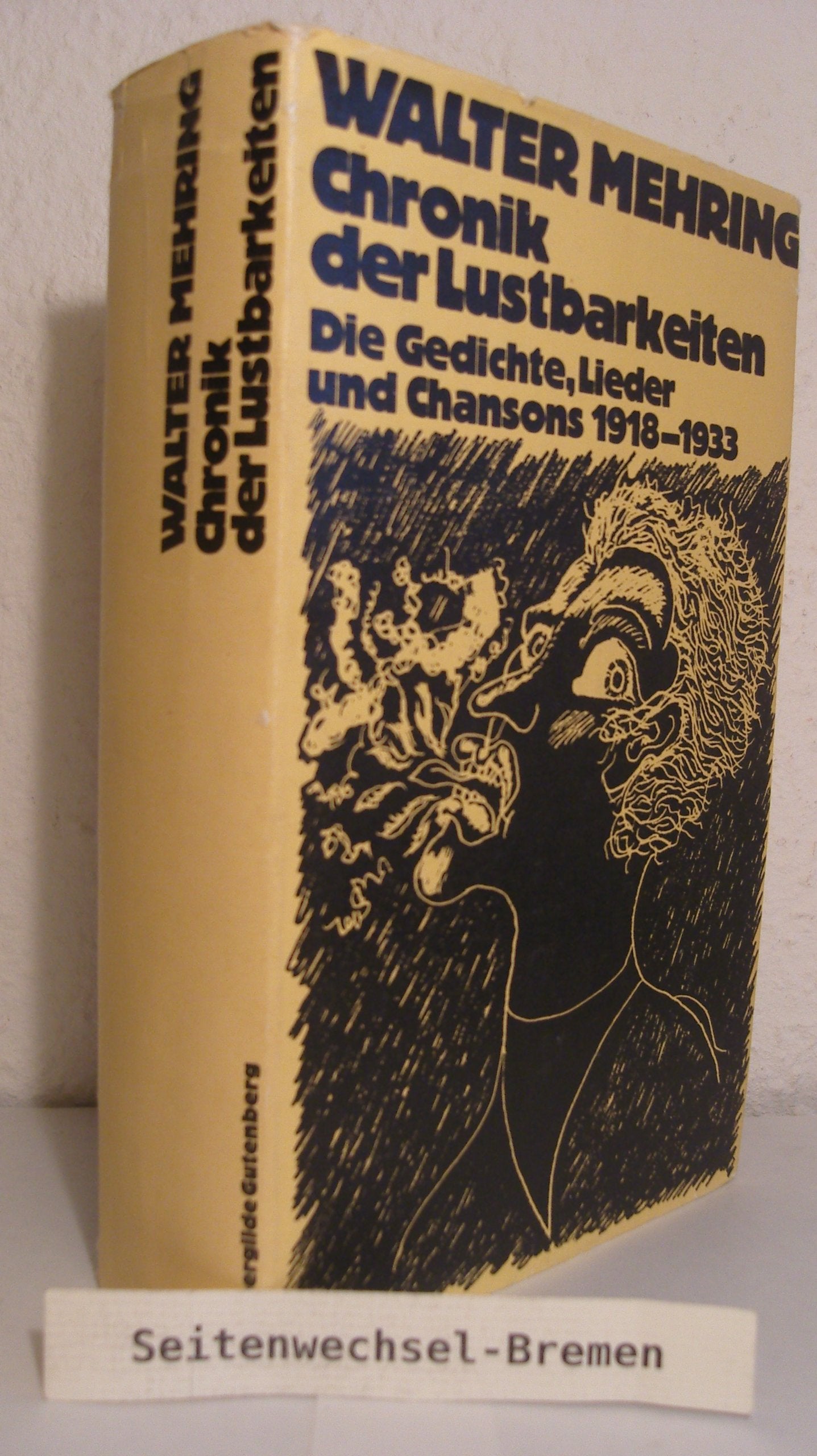 Chronik der Lustbarkeiten. Die Gedichte, Lieder und Chansons 1918 - 1933 book