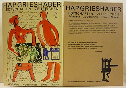 Guevara oder Der Sonnenstaat. Mit 11 Holzschn. und 5 Malbriefen von HAP Grieshaber. Books