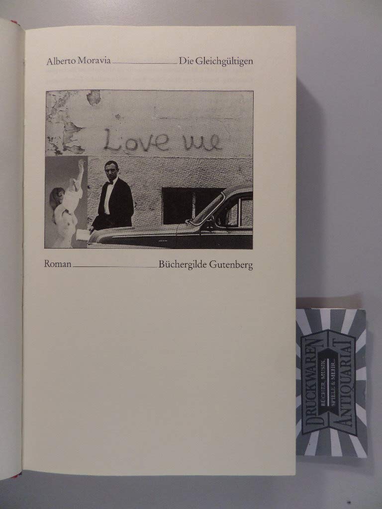 Die Gleichgültigen. Roman Contemporary literature