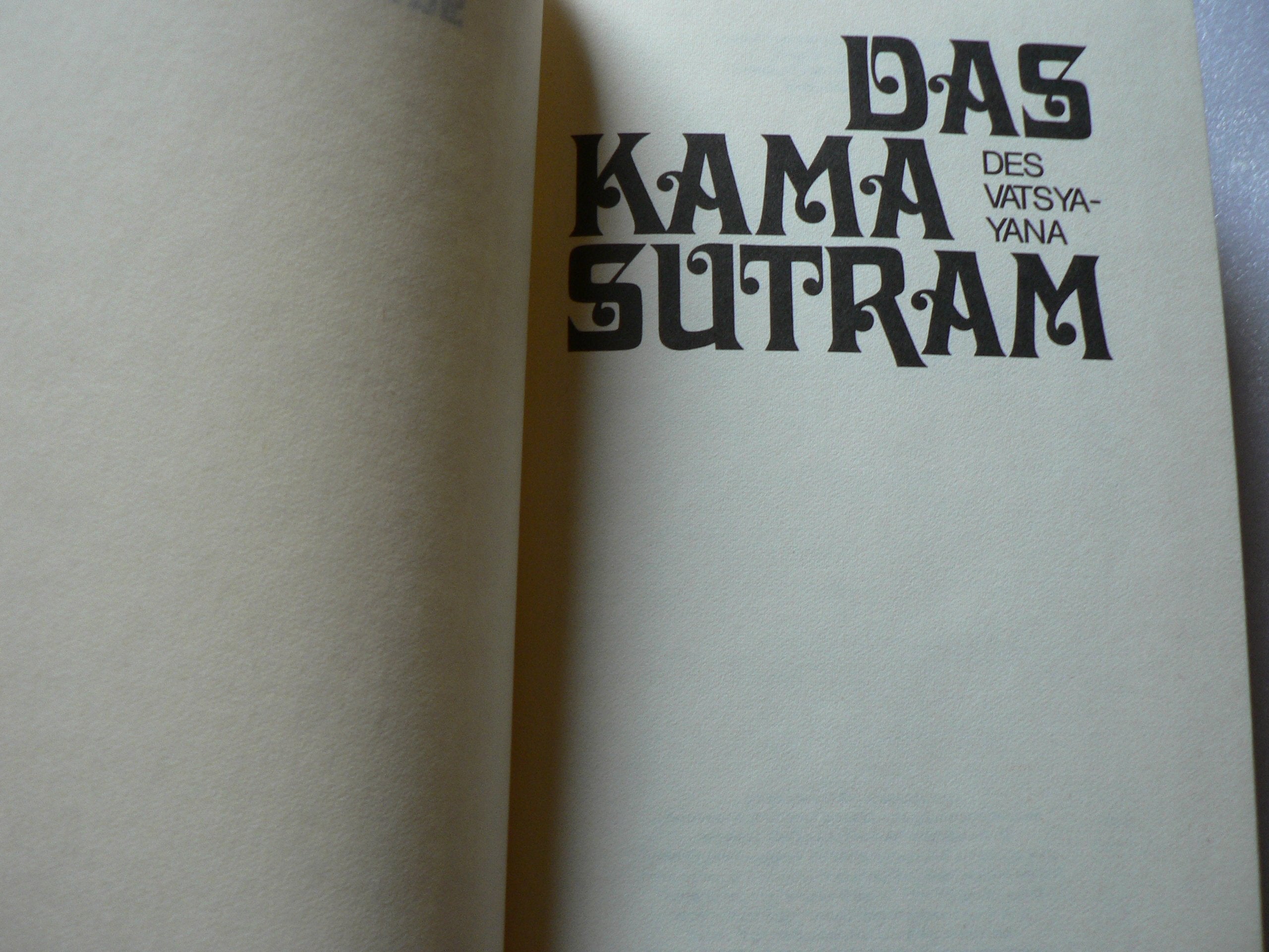Kamasutram : Leitf. d. Liebeskunst. Books