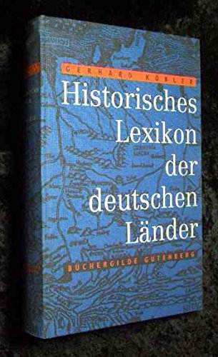 Product Image: Historisches Lexikon der deutschen Länder. Die deutschen