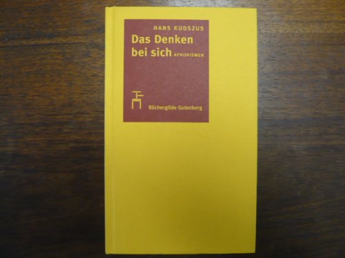 Das Denken bei sich. Aphorismen Books