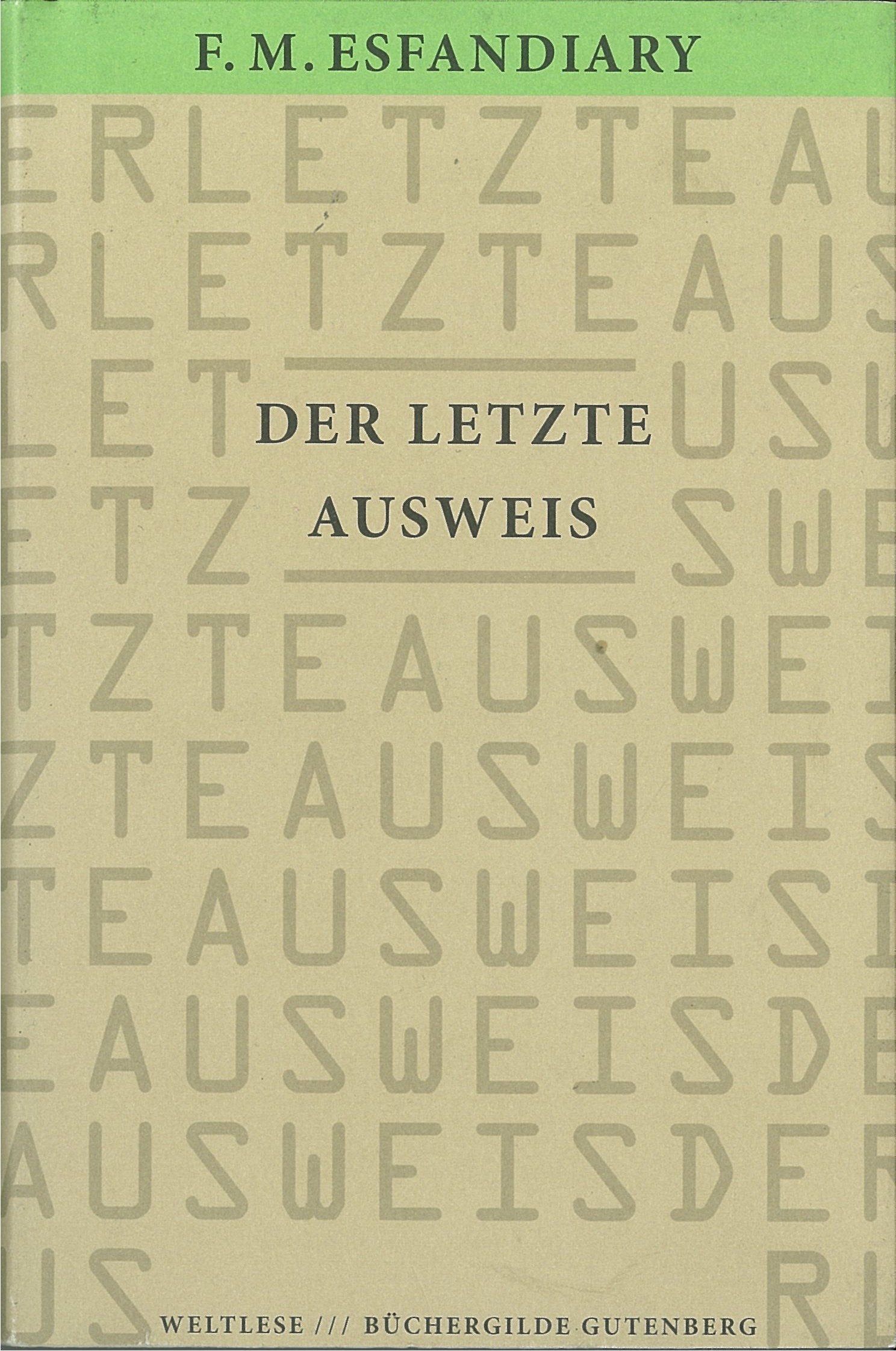 Der letzte Ausweis Contemporary literature