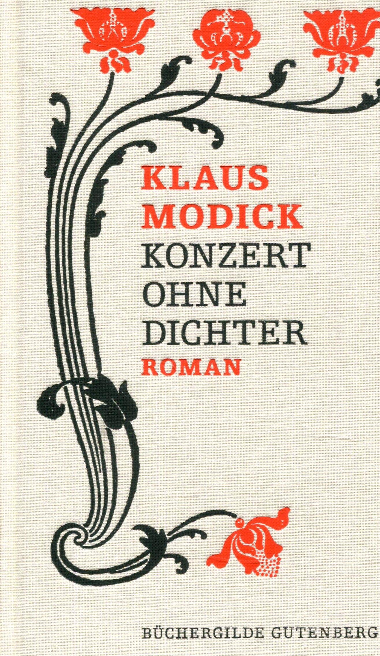 Konzert ohne Dichter : Roman. Books