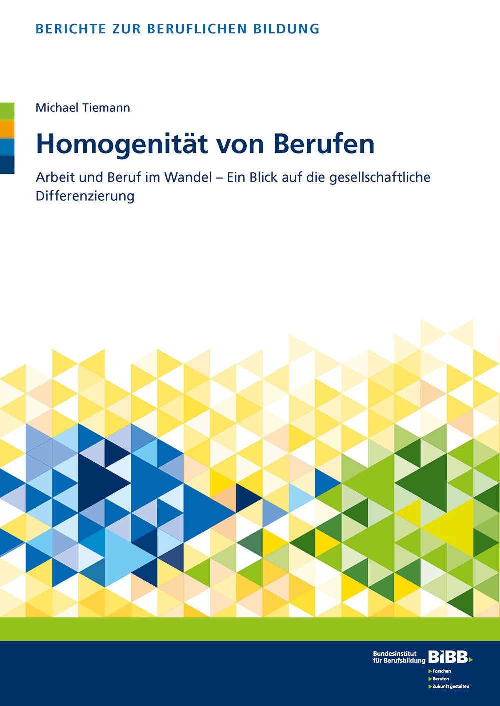 Homogenität von Berufen: Arbeit und Beruf im Wandel - Ein Blick auf die gesellschaftliche Differenzierung (Berichte zur beruflichen Bildung) Social Sciences