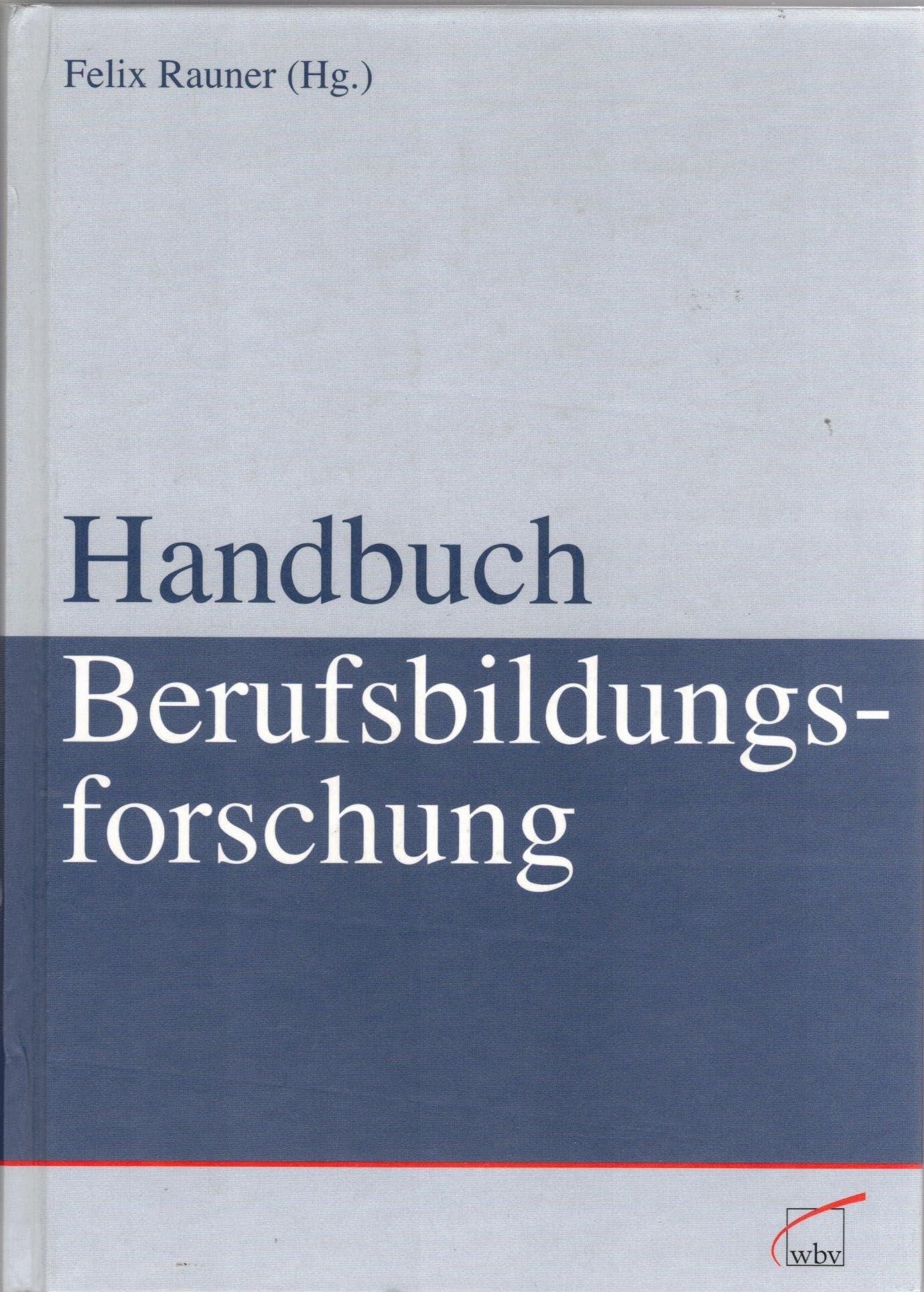 Product Image: Handbuch Berufsbildungsforschung