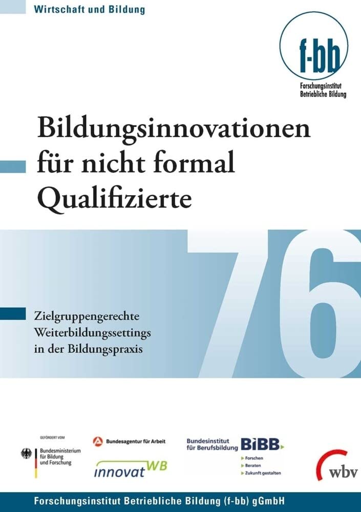 Bildungsinnovationen für nicht formal Qualifizierte Books