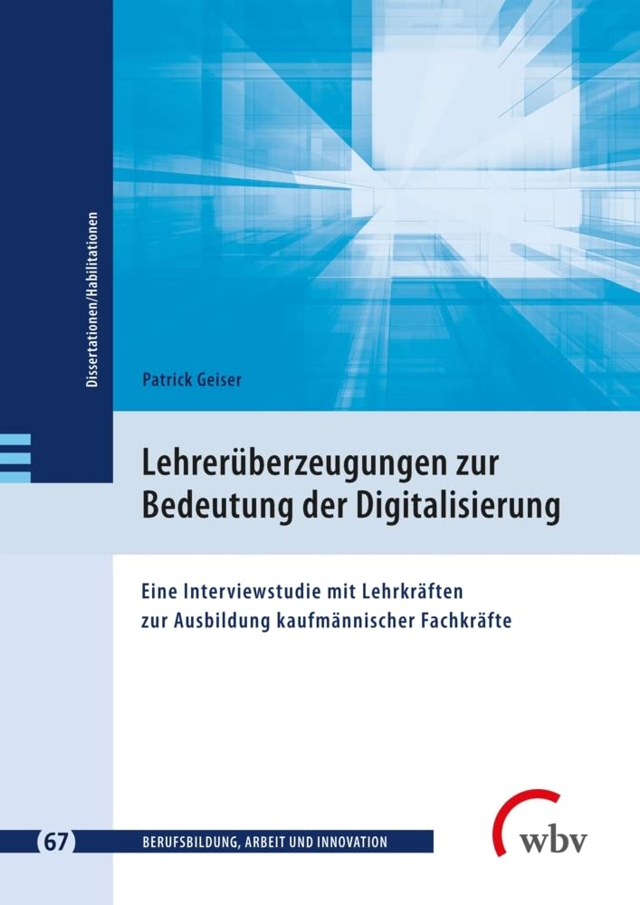 Lehrerüberzeugungen zur Bedeutung der Digitalisierung Learning & Reference