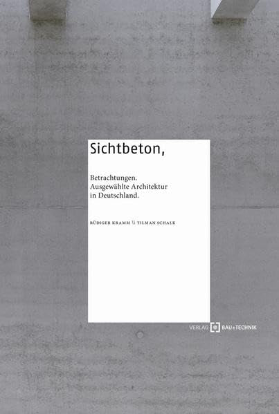 Sichtbeton Betrachtungen Architecture Books