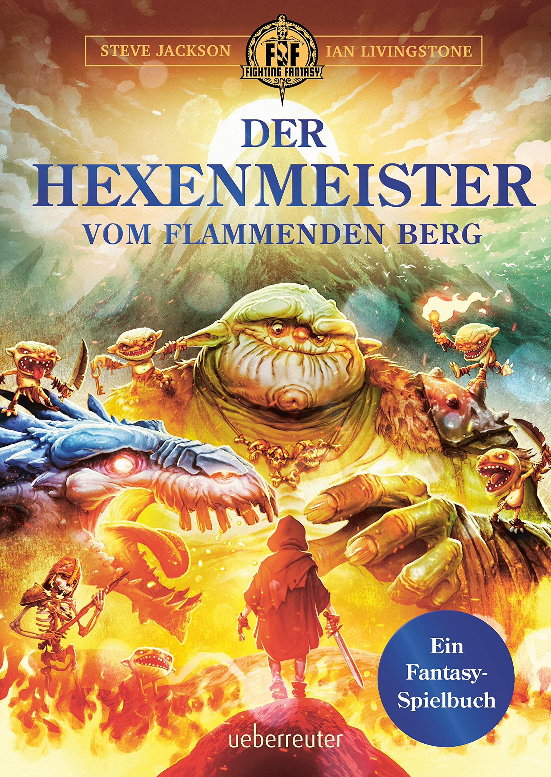 Der Hexenmeister vom flammenden Berg: Ein Fantasy-Spielbuch Contemporary literature