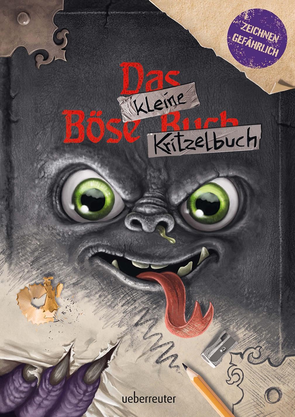 Das kleine Böse Kritzelbuch - Eine spannende Geschichte mit Monster-Zeichentipps für alle Fans der "Mein Spiegel-Bestseller-Reihe" (Das kleine Böse Buch) Non-fiction