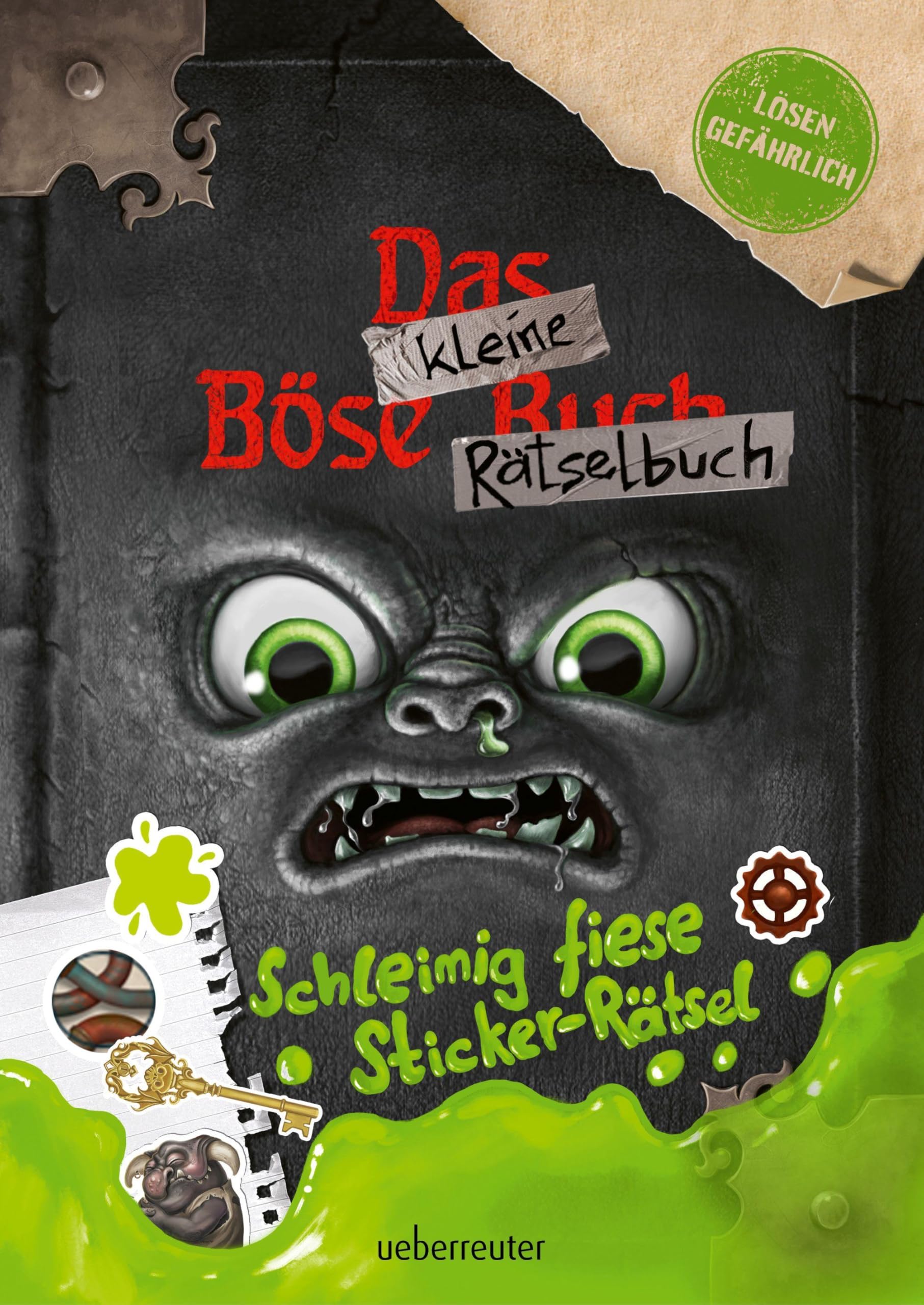 Das kleine Böse Rätselbuch - Schleimig fiese Sticker-Rätsel (Das kleine Böse Buch) Non-fiction