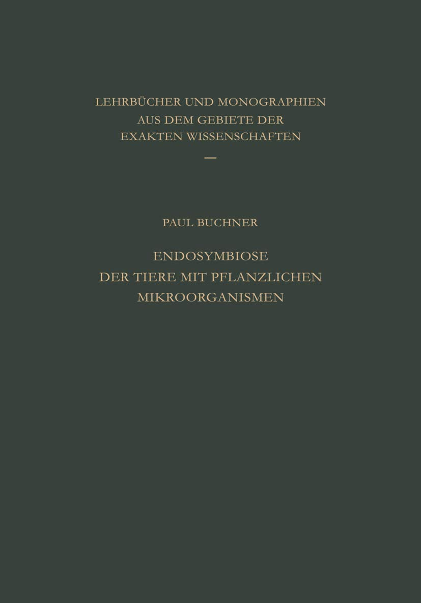 Endosymbiose der Tiere mit Pflanzlichen Mikroorganismen Business & Technology