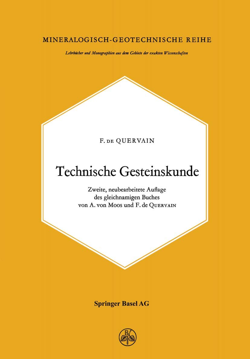 Technische Gesteinskunde Business & Technology Books