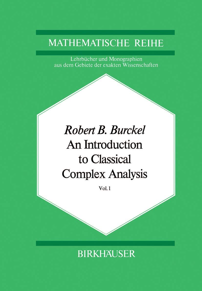 An Introduction to Classical Complex Analysis book