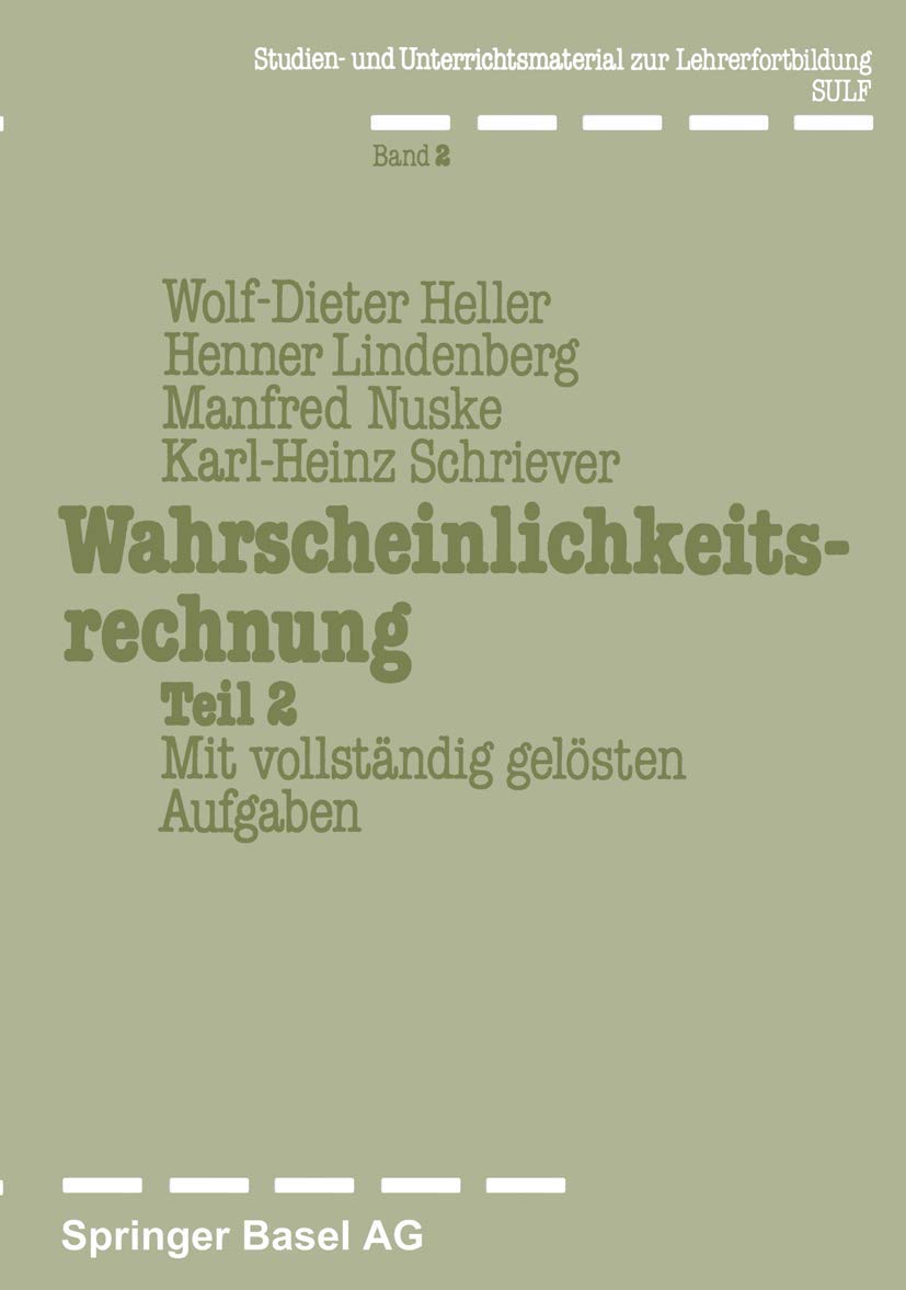 Wahrscheinlichkeitsrechnung Teil 2 Law Books