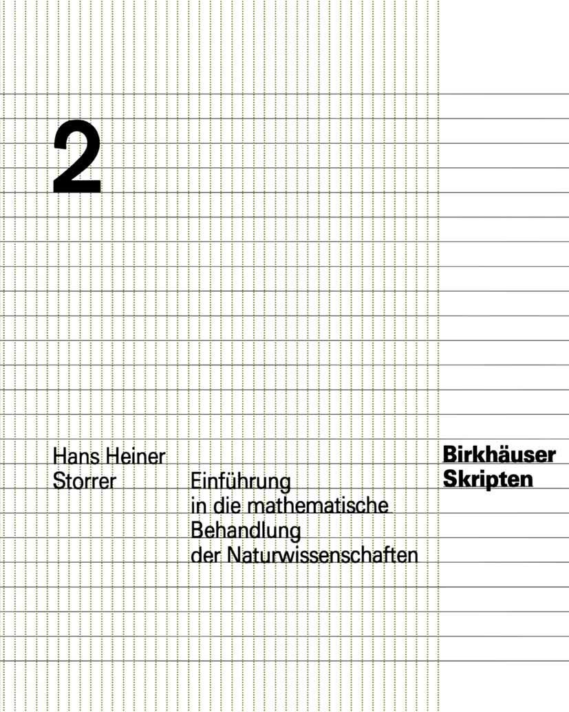 Einführung in die mathematische Behandlung der Naturwissenschaften, Bd. 2 Mathematics