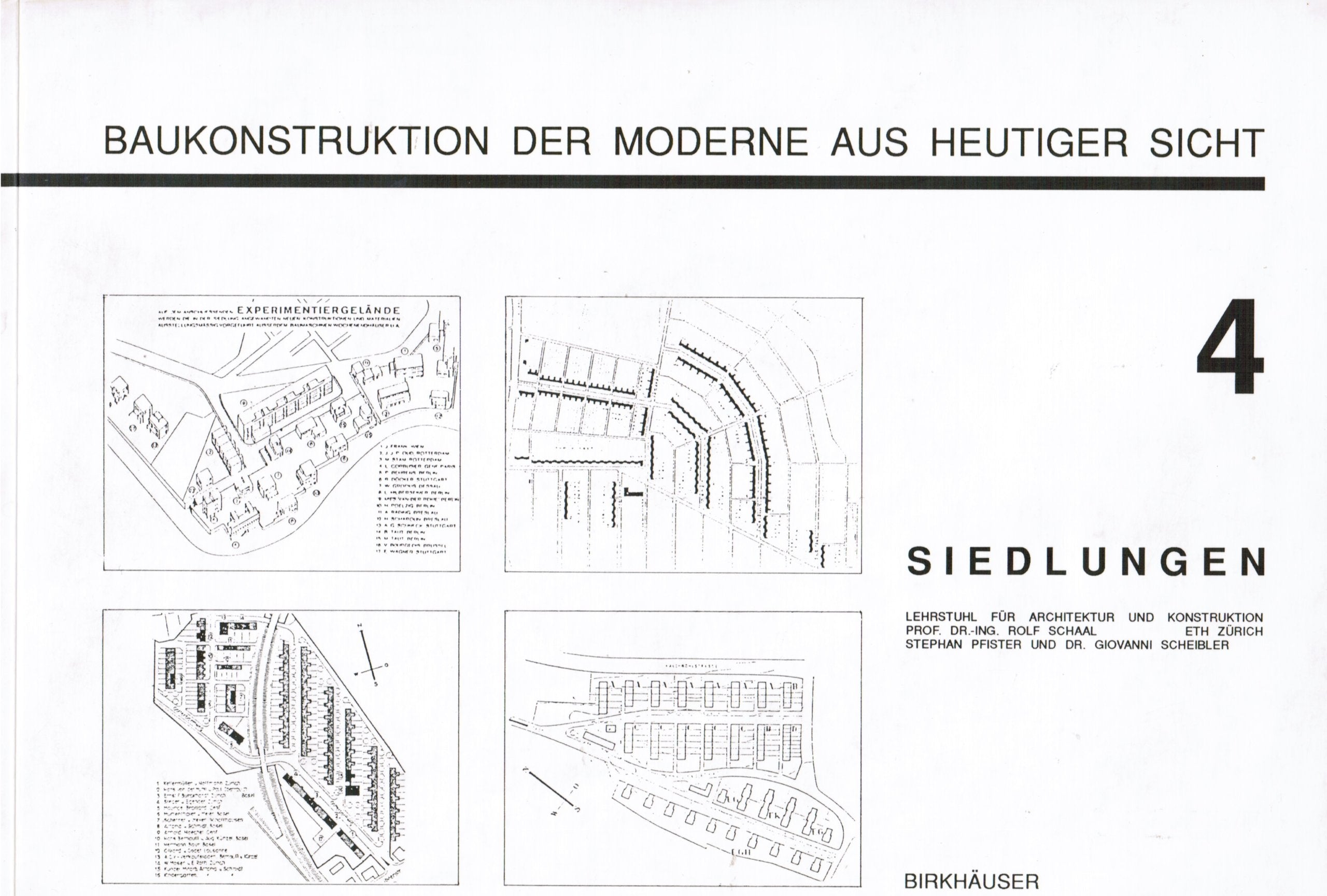 Baukonstruktion der Moderne aus heutiger Sicht, in 4 Bdn., Bd.4, Siedlungen Law