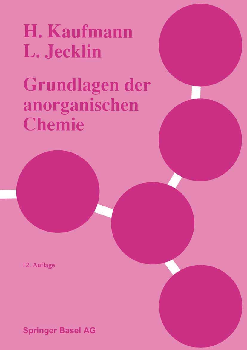 Grundlagen der anorganischen Chemie Natural Sciences