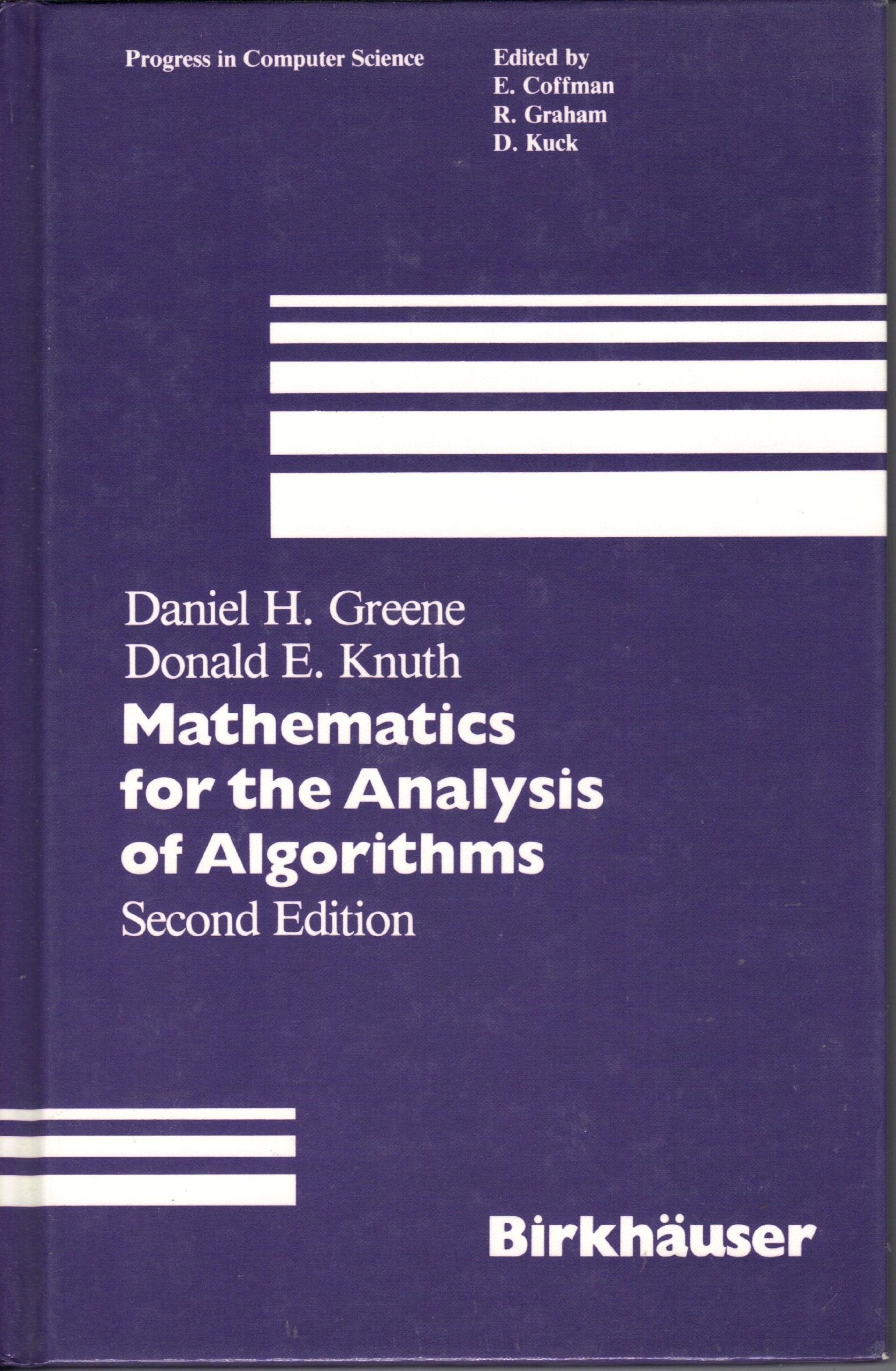 Product Image: Mathematics for the Analysis of Algorithms