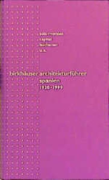 Birkhäuser Architekturführer Spanien (birkhäuser architekturführer /architectural guides) Film, Art & Culture