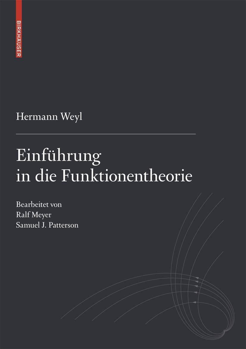Einführung in die Funktionentheorie Mathematics