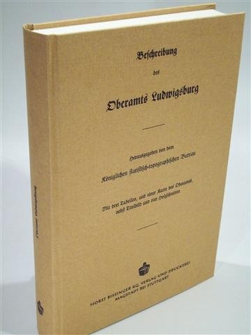 Beschreibung des Oberamts Ludwigsburg Books