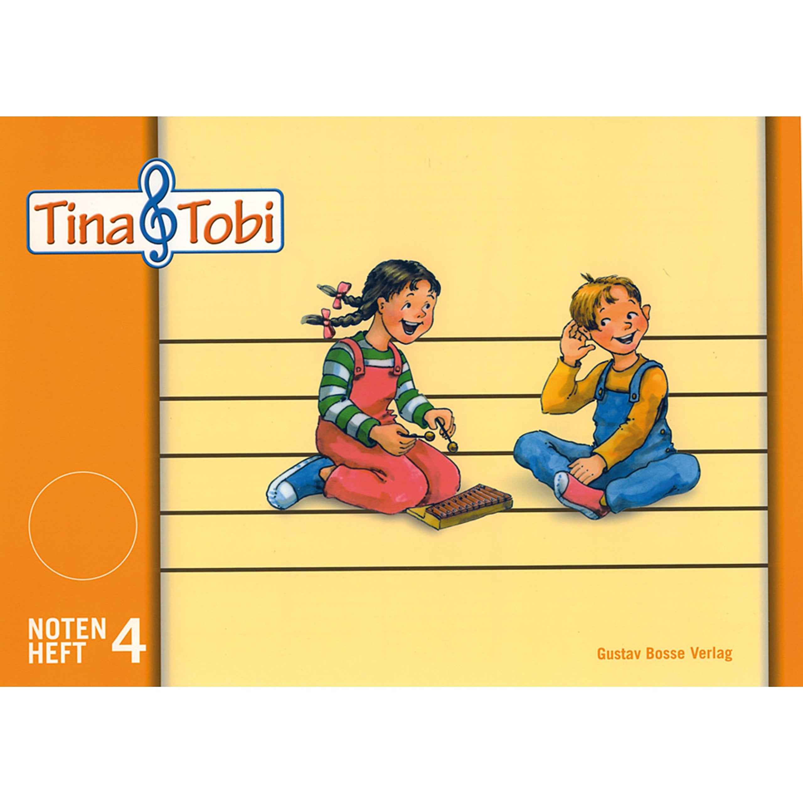 Musikalische Früherziehung - Musikschulprogramm "Tina & Tobi": Notenschreibheft 4 (4. Halbjahr) Sheet Music