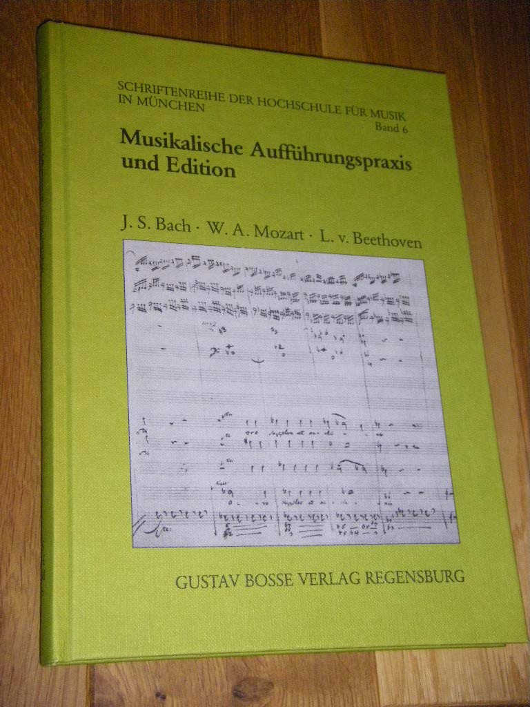Musikalische Aufführungspraxis und Edition. Books