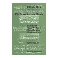 Die Sprache der Musik: Festschrift Klaus Wolfgang Niemöller zum 60. Geburtstag 1989 (Kölner Beiträge zur Musikforschung) Arts & Music