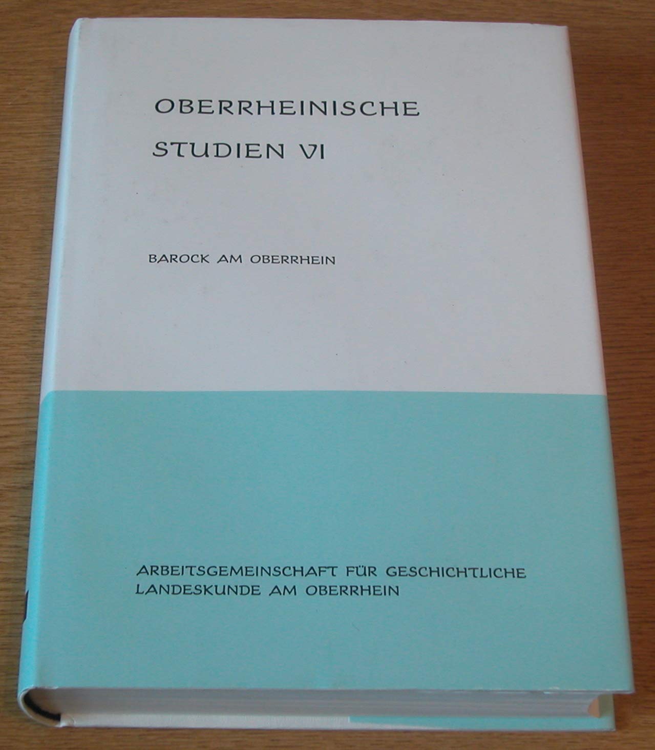 Barock am Oberrhein Architecture Books