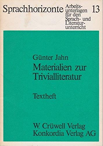 Materialien zur Trivialliteratur. Textheft Books