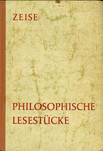 Philosophische Lesestücke. Philosophy