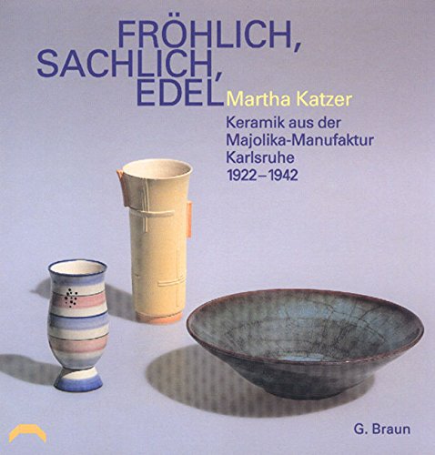 Fröhlich, sachlich, edel: Martha Katzer, Keramik aus der Majolika-Manufaktur Karlsruhe 1922-1942 Film, Art & Culture