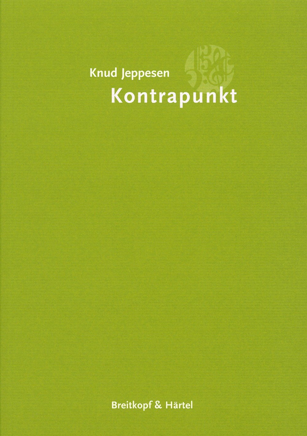 Kontrapunkt - Lehrbuch der klassischen Vokalpolyphonie Sheet Music
