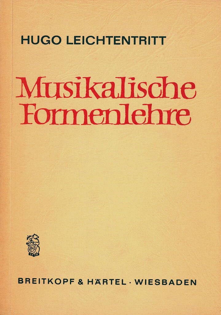 Musikalische Formenlehre (BV 22) Sheet Music